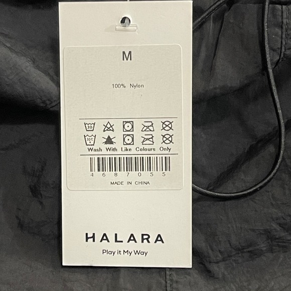 NWT HALARA Pants Womens Medium Black Baggy Drawstring‎ Cargo Joggers Pockets - Picture 8 of 12